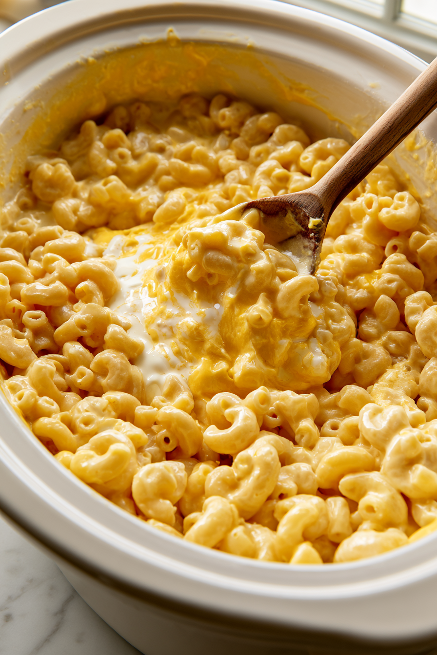 Whisk evaporated milk and eggs together in a bowl and stir into pasta