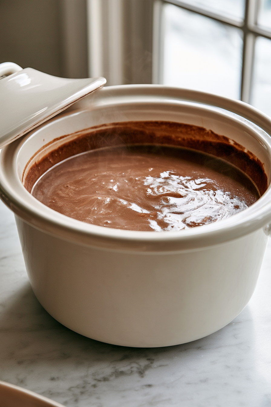 Whisk vigorously to dissolve the cocoa powder and mix ingredients thoroughly