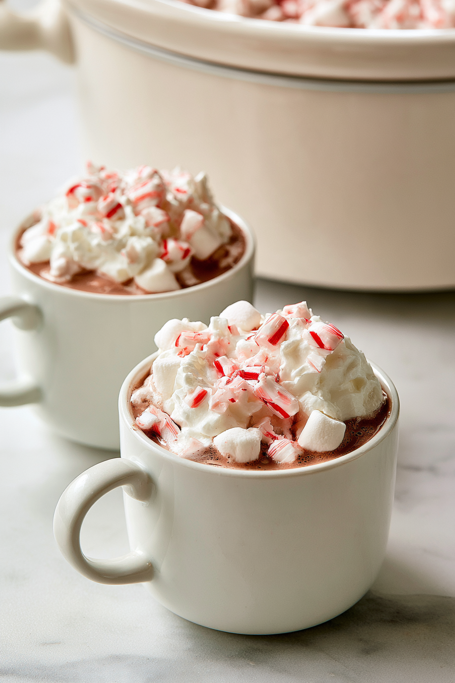 adding desired toppings like marshmallows