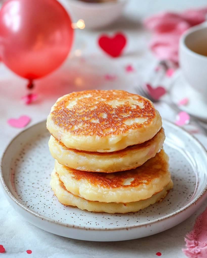 Cheesy mashed potato pancakes