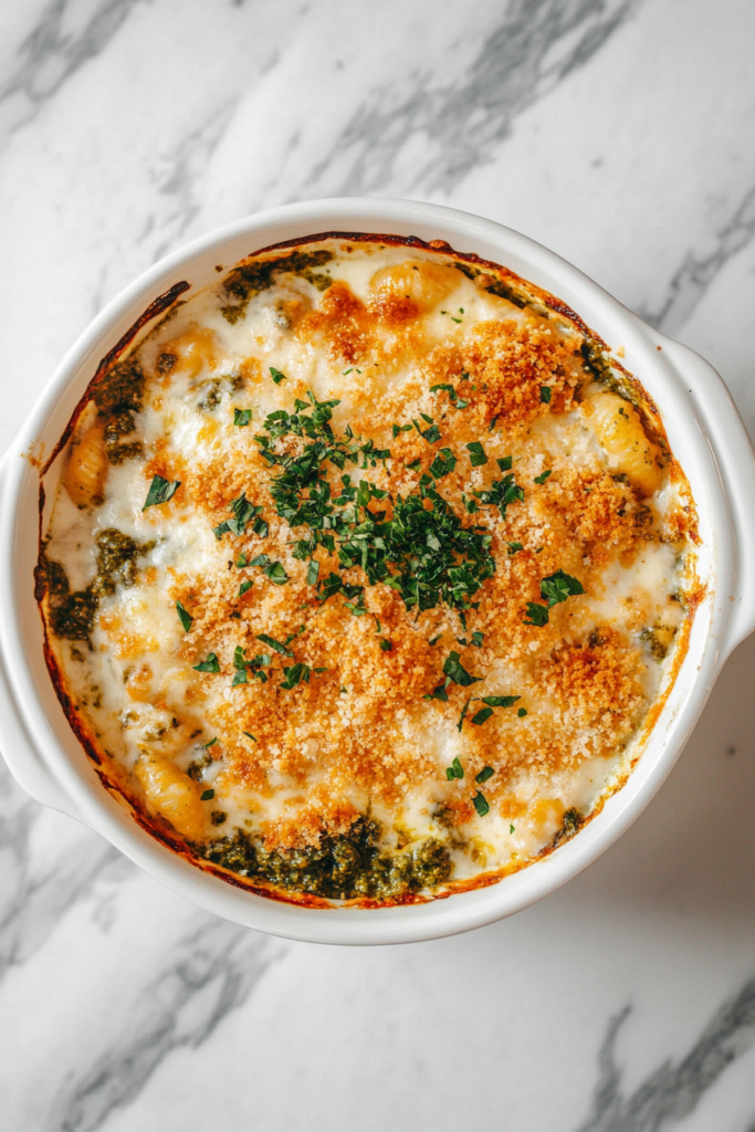 Chicken Pesto Pasta Bake