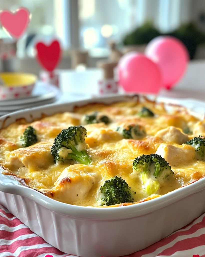 Keto Chicken Broccoli Casserole