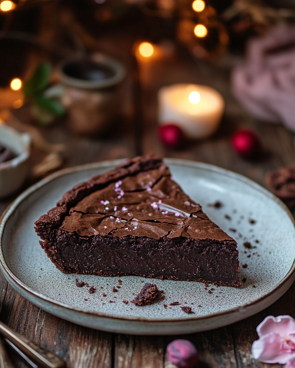 Vegan Brownie Pie