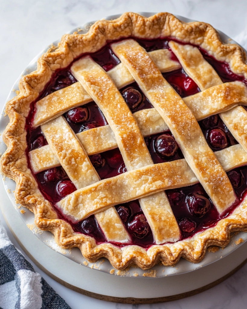 Vegan Cherry pie recipe
