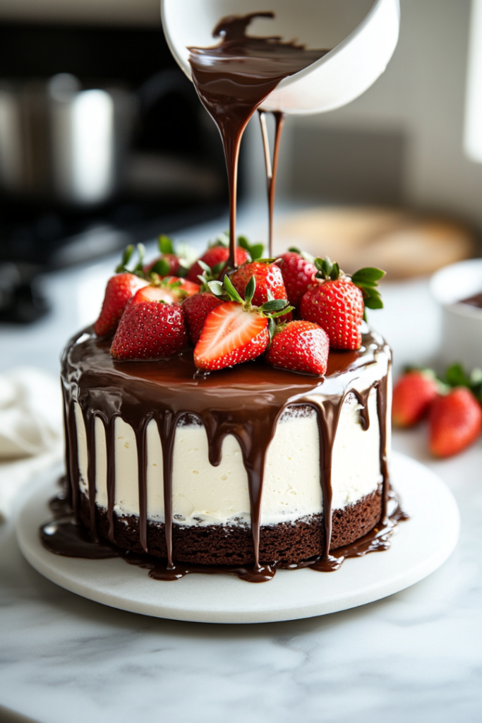 Chocolate Strawberry Cake