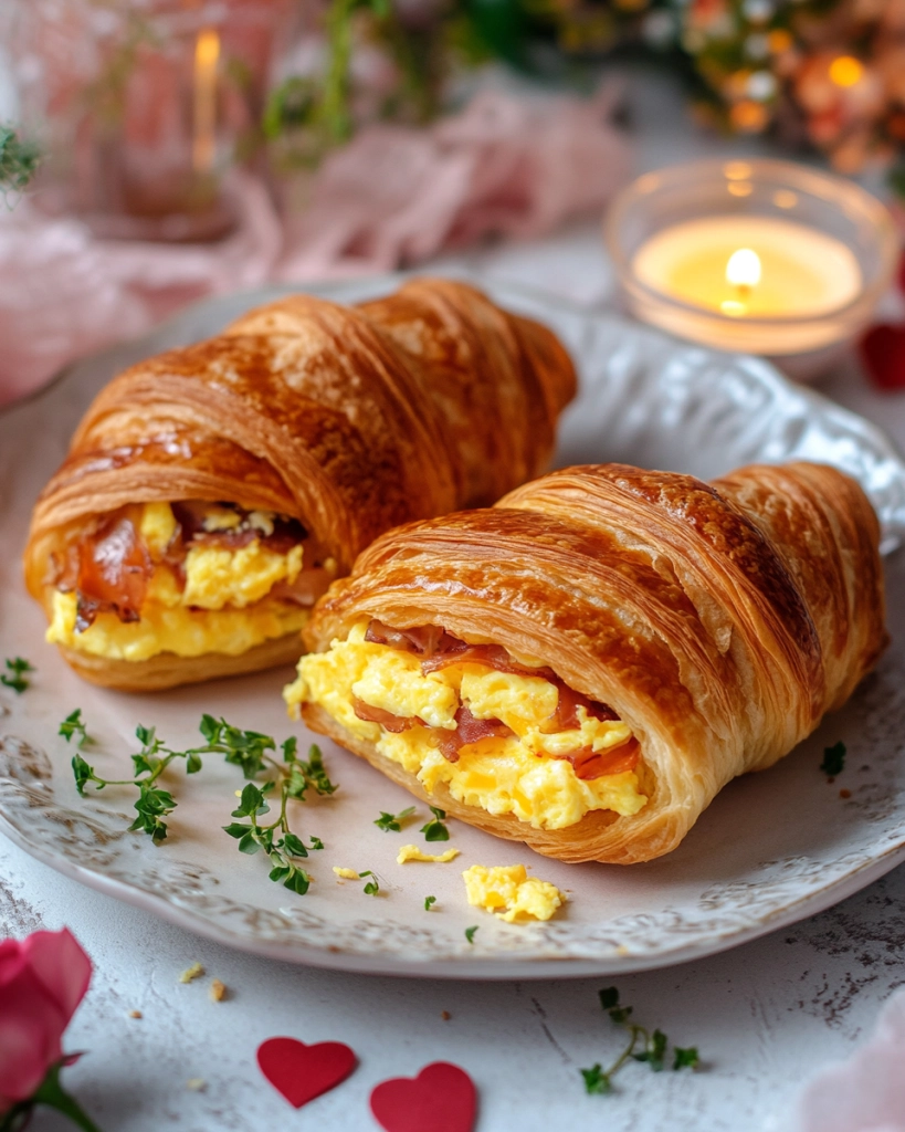Breakfast Croissant Sandwiches