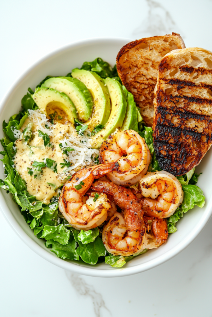 Easy Shrimp Caesar Salad Recipe