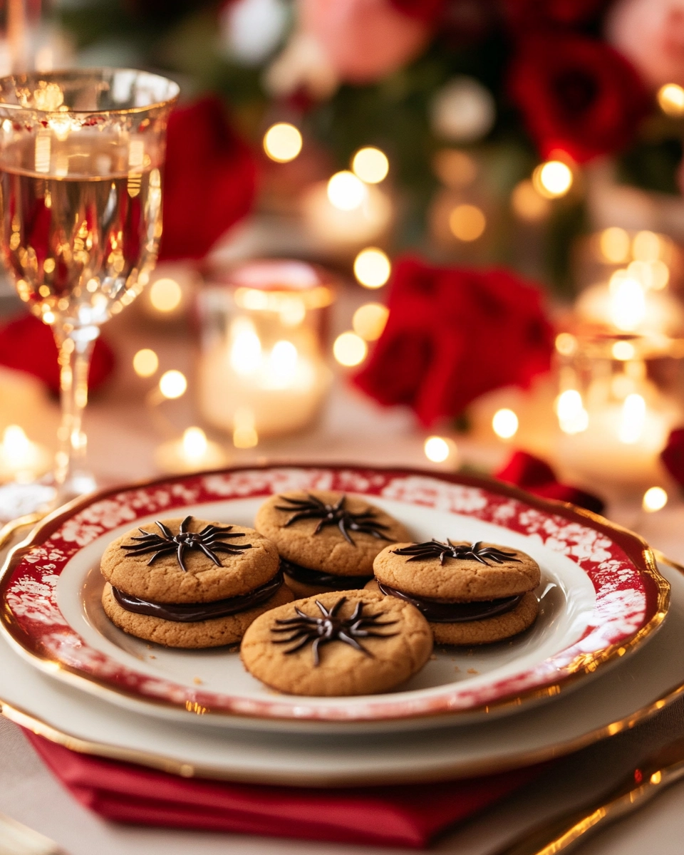 Peanut Butter Spider Cookies