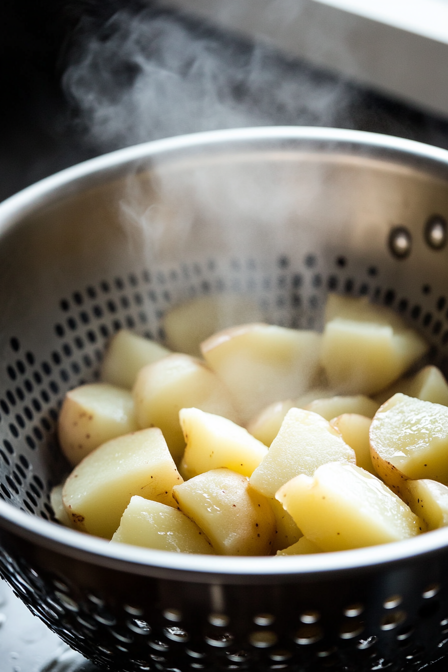 Draining the Potatoes