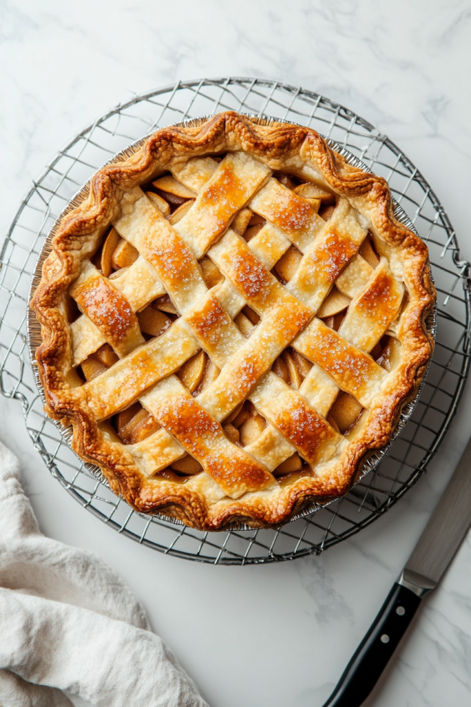 Grandma's Rustic Vegan Apple Pie Recipe is ready