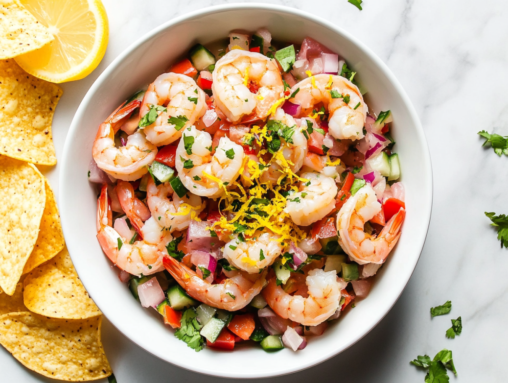 Shrimp Ceviche Recipe is ready to serve