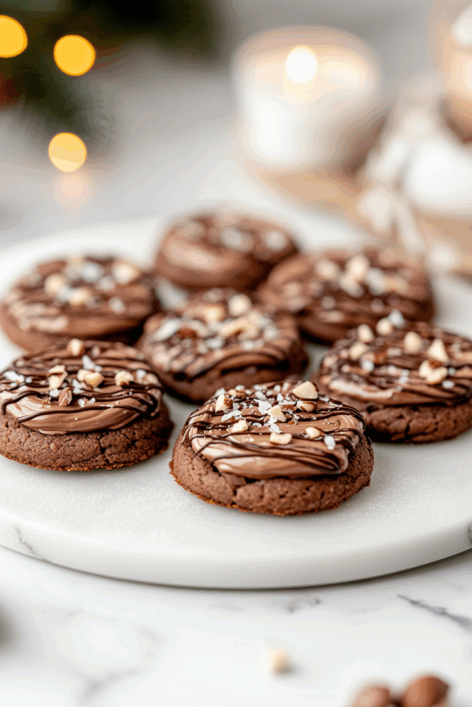 Choco-Hazelnut Nutella Cookies
