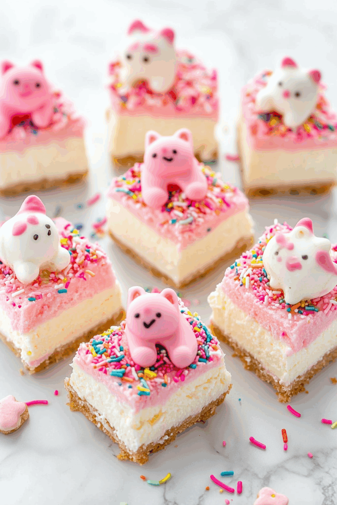 Frosted Animal Cookie Cheesecake