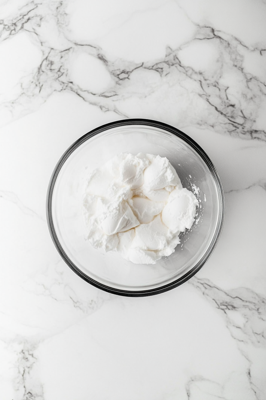 In another bowl, beat egg whites with a pinch of salt for the egg wash.