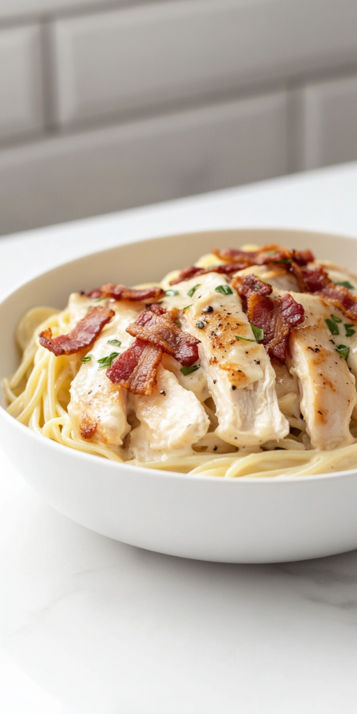 9-Ingredient Best Chicken Carbonara Recipe!