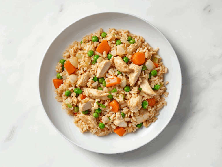 Quick & Healthy Chicken Fried Rice Recipe!