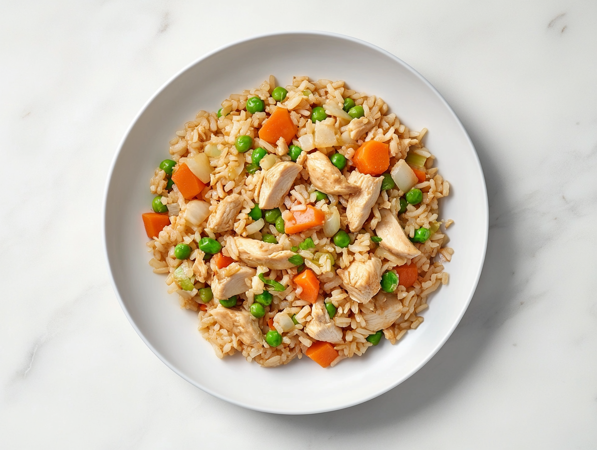 Quick & Healthy Chicken Fried Rice Recipe!
