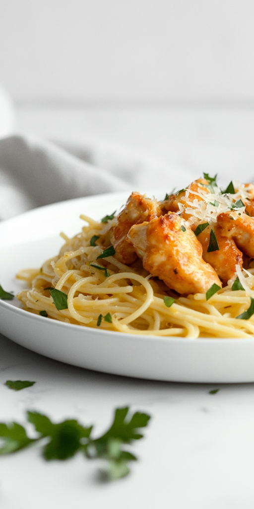 Serve hot with fresh parmesan on top.