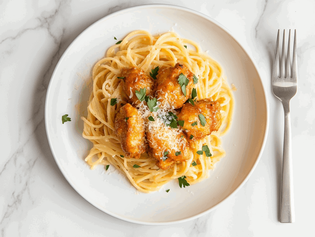 Serve hot with fresh parmesan on top.