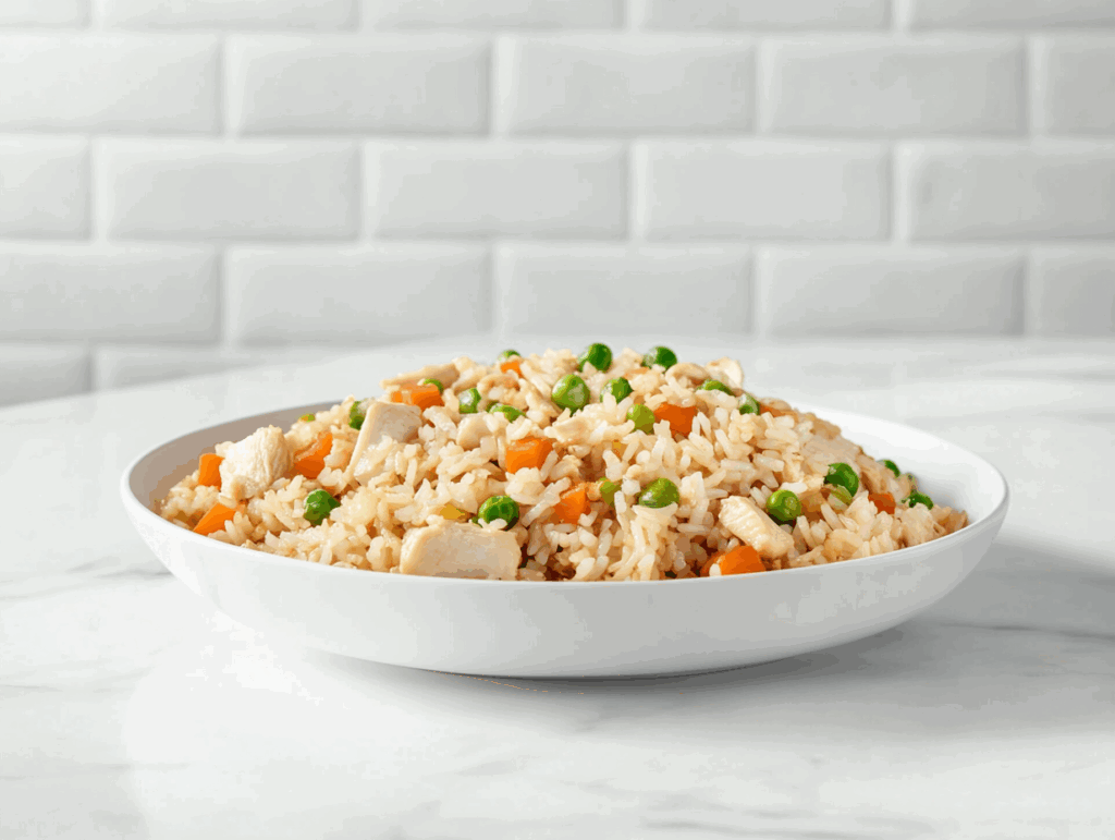 Quick & Healthy Chicken Fried Rice Recipe!