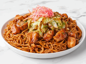 Delicious Chicken Yakisoba Recipe With Simple Ingredients