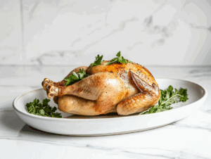 5-Ingredients Easy Full Roasted Chicken Recipe