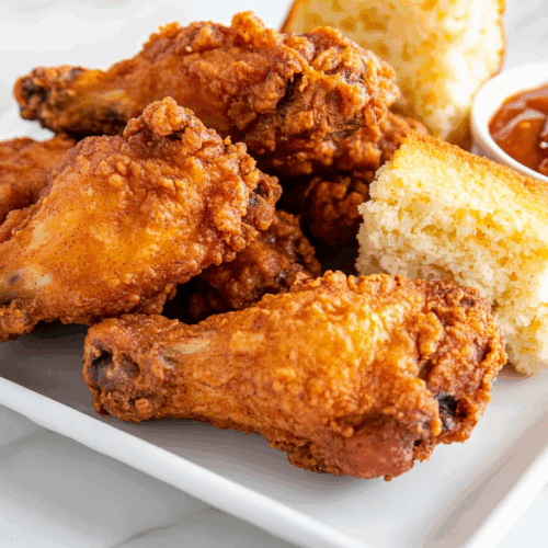 6-Ingredient Fried Turkey Wings Recipe!