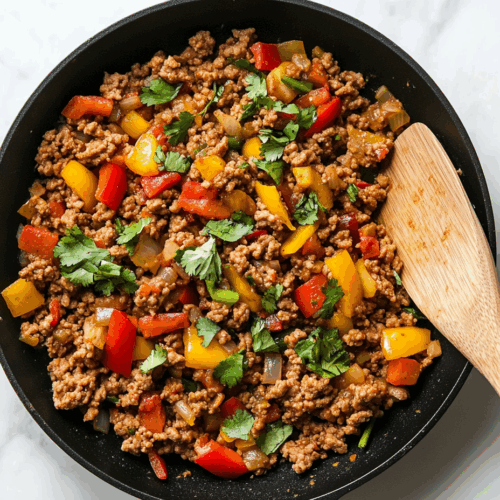 Healthy Ground Turkey and Peppers Recipe in 30 Minutes!