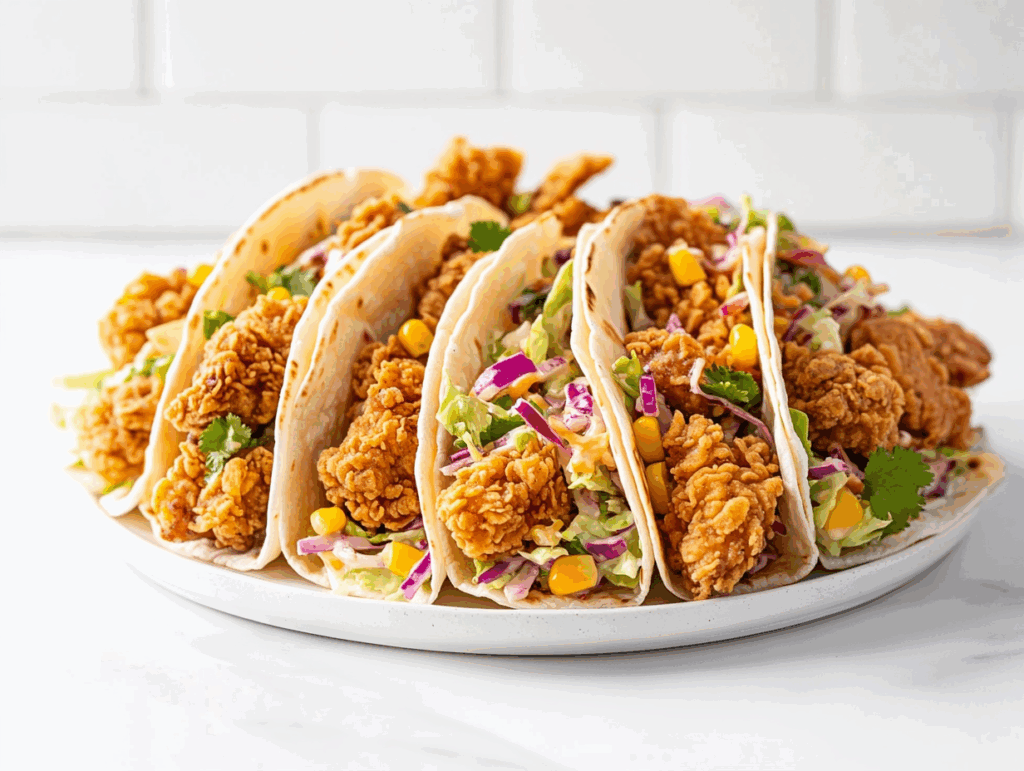 Irresistible Fried Chicken Tacos Recipe for Foodies!