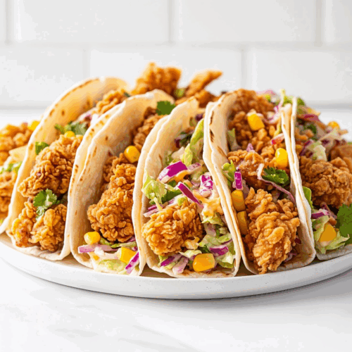 Irresistible Fried Chicken Tacos Recipe for Foodies!