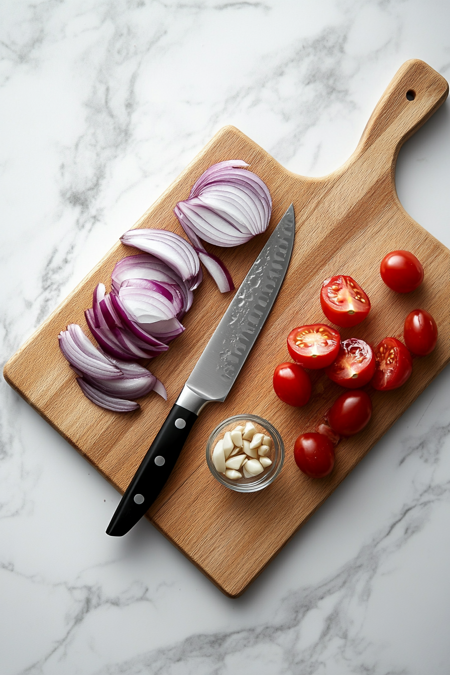 Prepping Vegetables