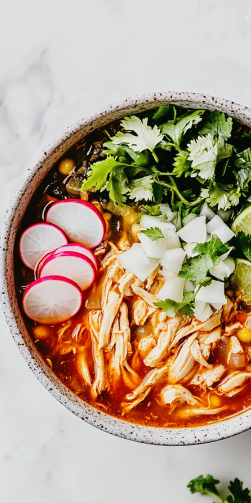 Quick & Comforting Chicken Pozole Recipe!