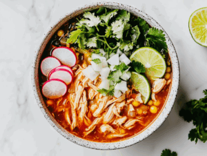 Quick & Comforting Chicken Pozole Recipe!