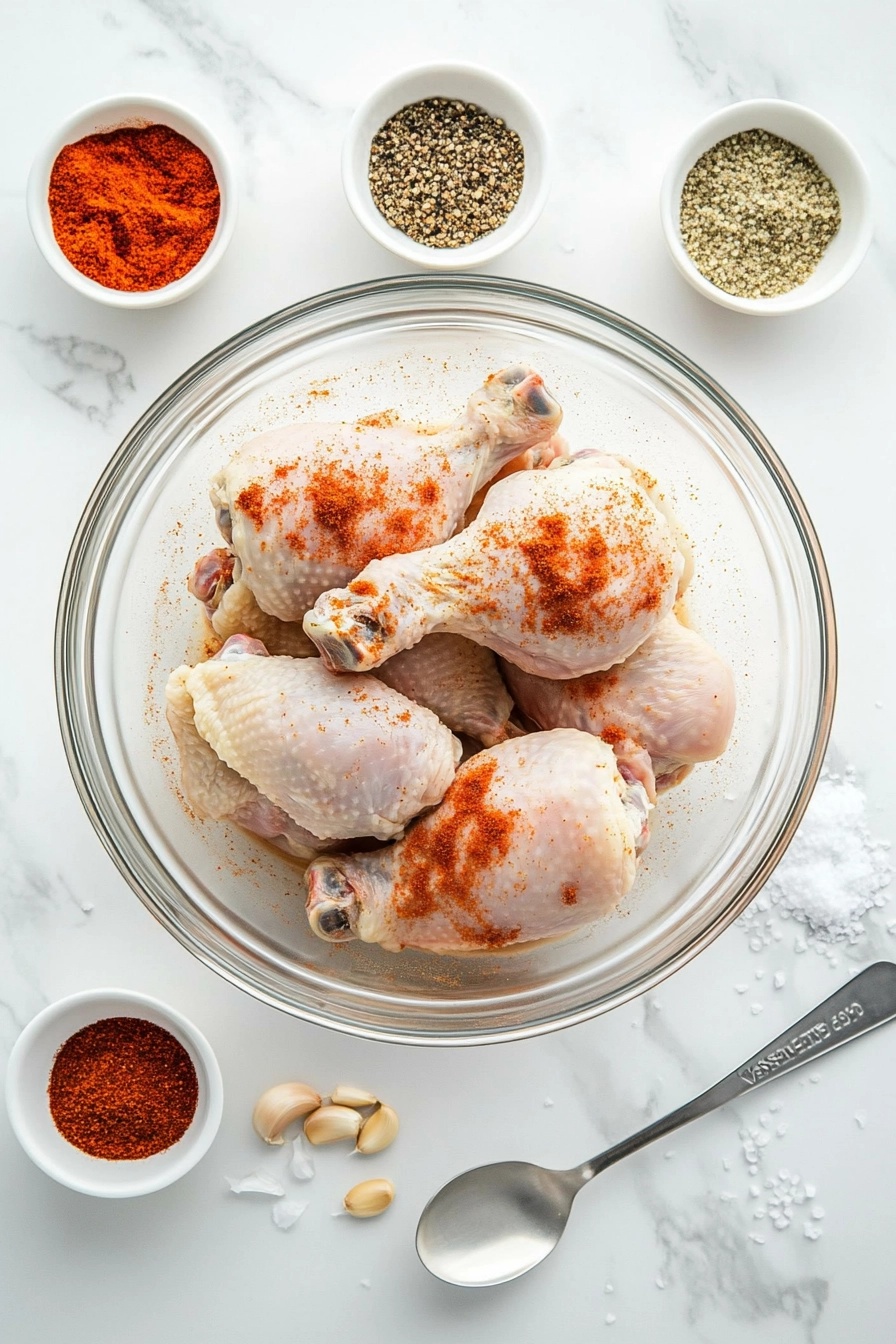 Seasoning the Chicken