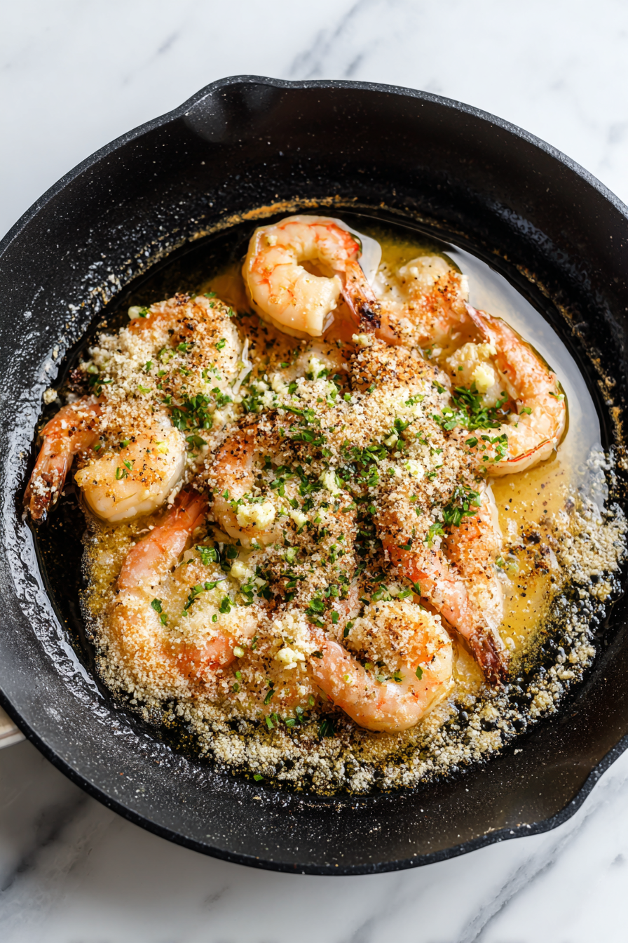 Stir in the shrimp and cook until they start to turn pink.