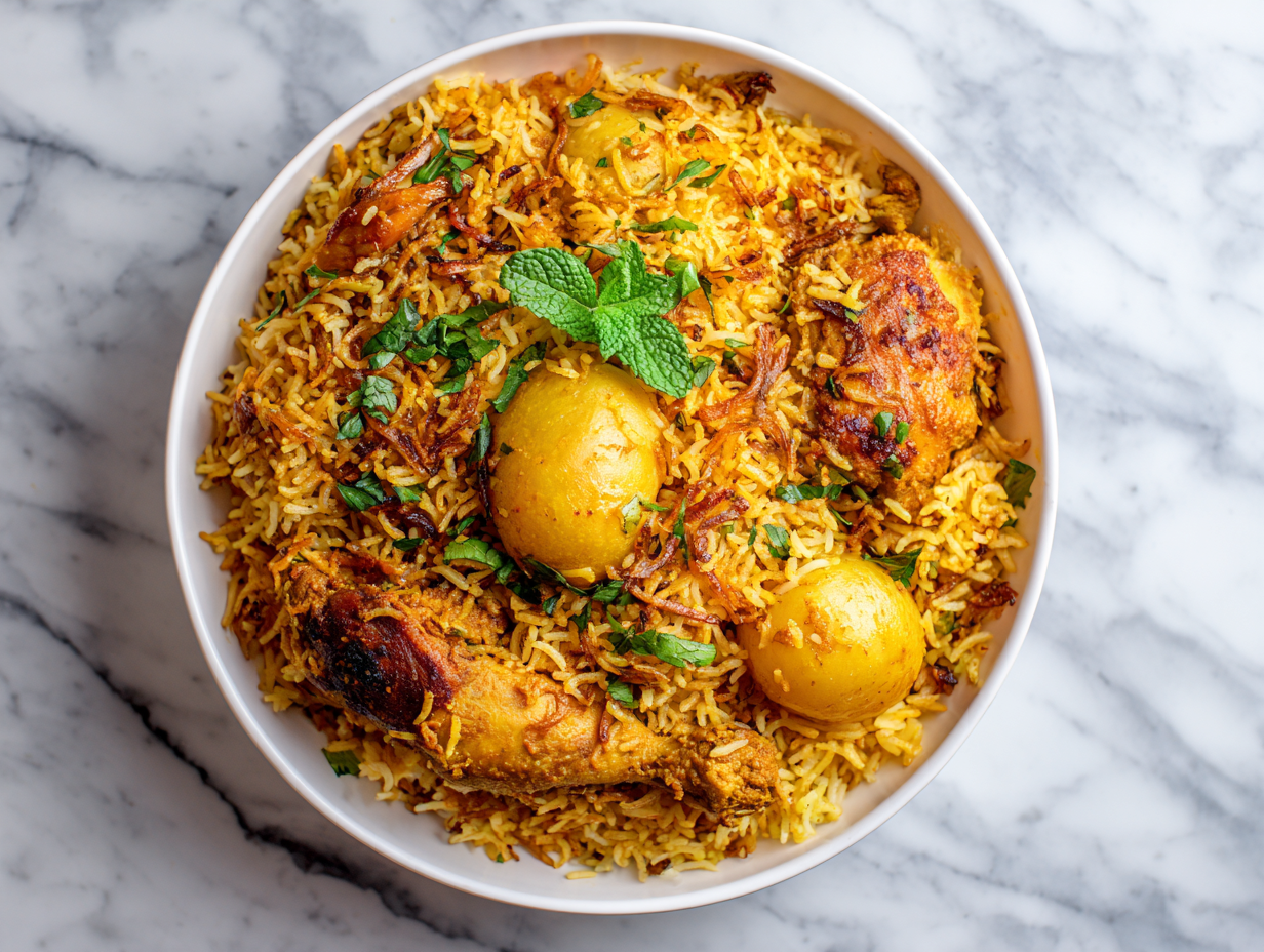 Authentic Chicken Biryani Recipe at Home!