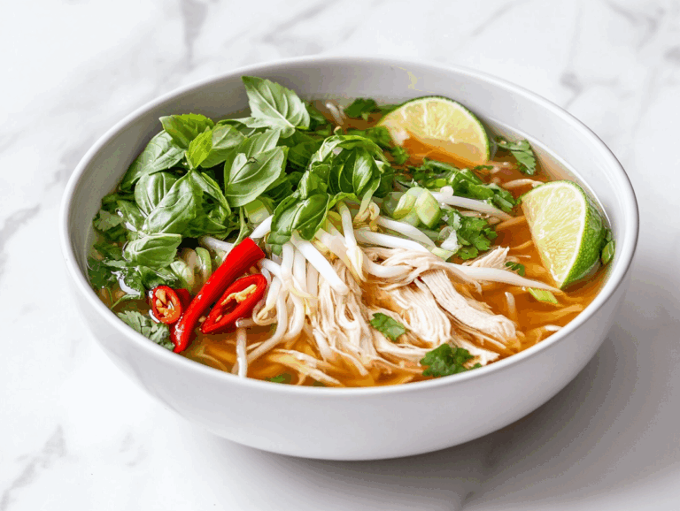 Authentic Chicken Pho Soup Recipe!