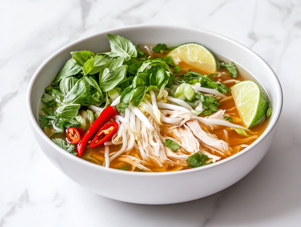 Authentic Chicken Pho Soup Recipe!