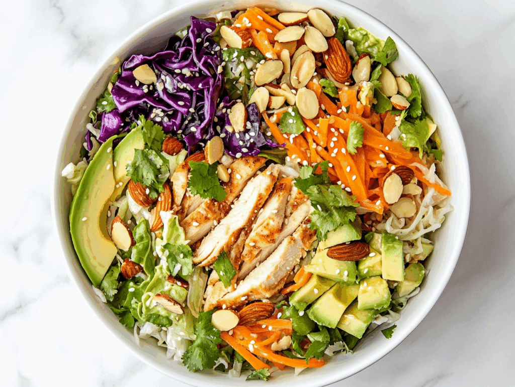 Authentic Sesame Chicken Salad Recipe in 20 Mins!