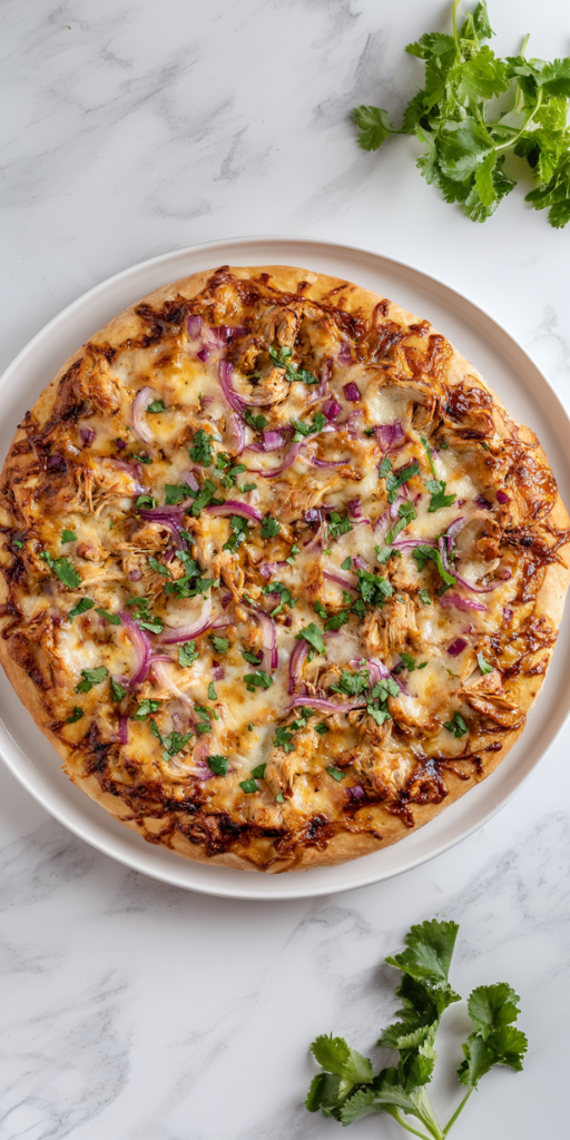 Delicious BBQ Chicken Pizza Recipe in 25 Mins!