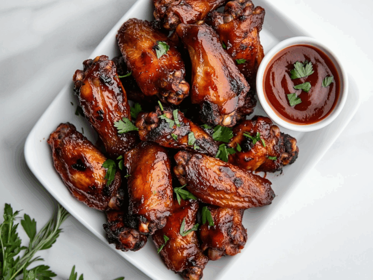 3-Ingredients Best Smoked Chicken Wings Recipe!