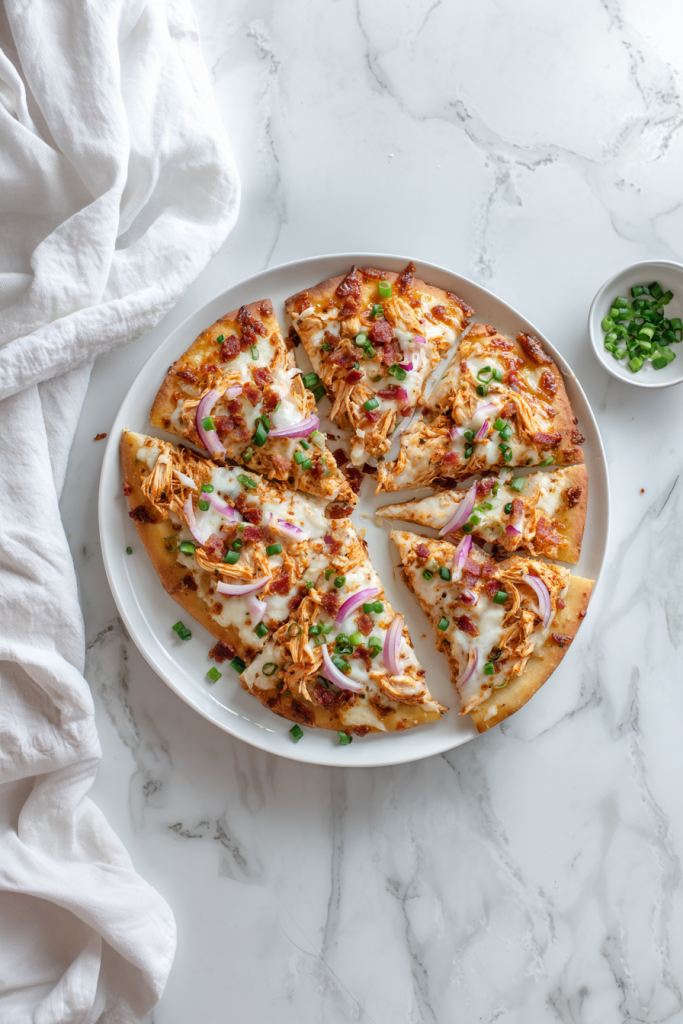 Buffalo Chicken Flatbread Recipe in 20 Minutes!