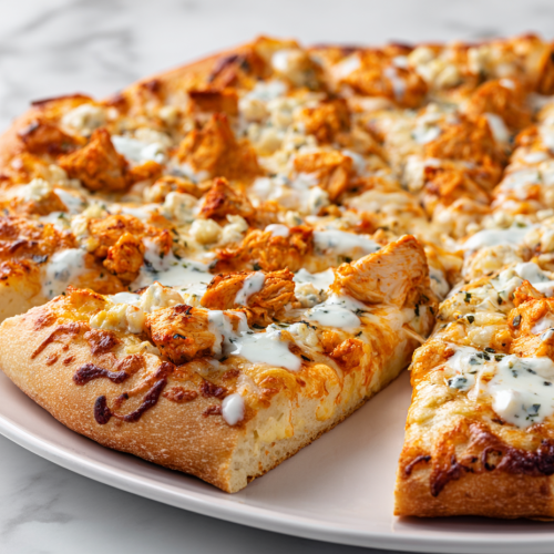 Buffalo Chicken Pizza Recipe in 25 Mins!
