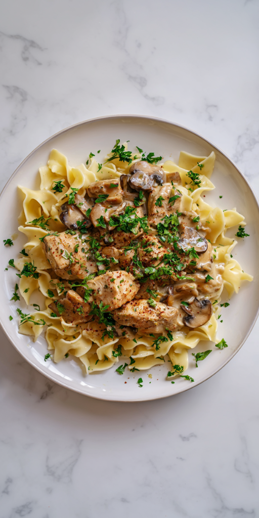 Easy Chicken Stroganoff Recipe in 30 Mins!