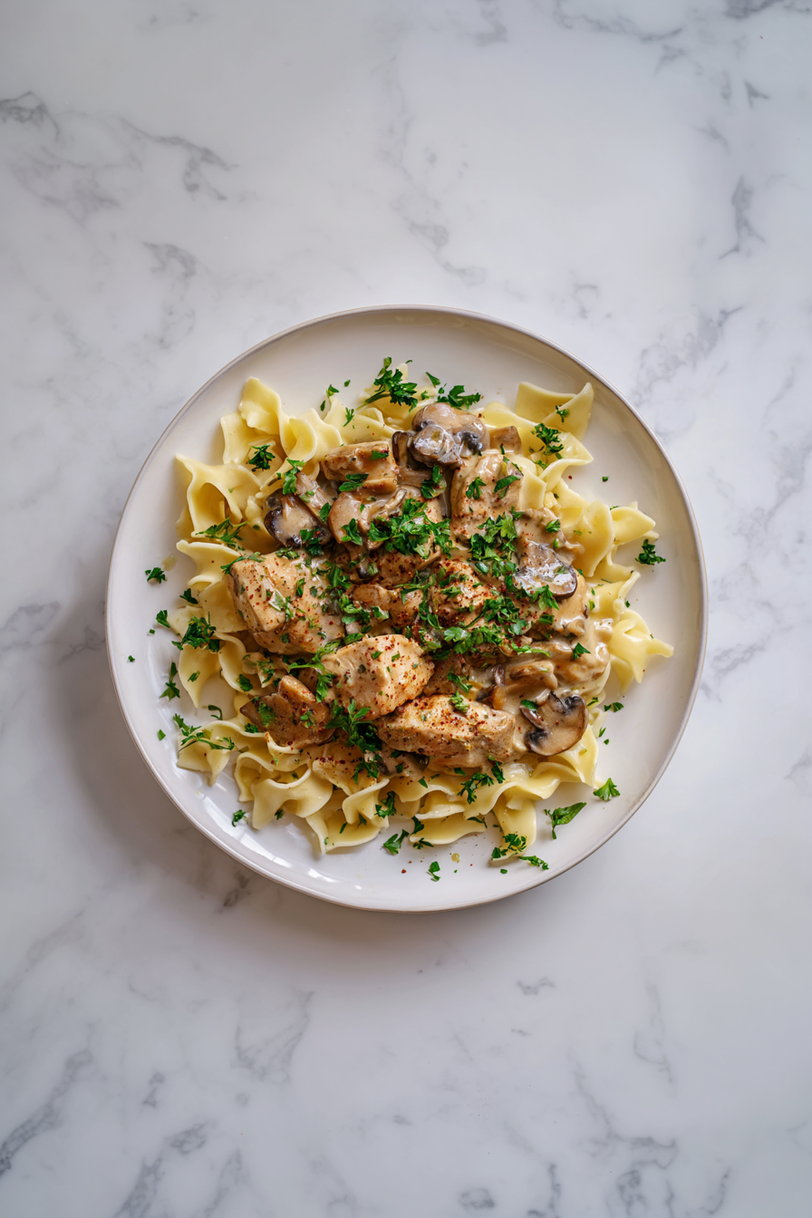 Easy Chicken Stroganoff Recipe in 30 Mins!