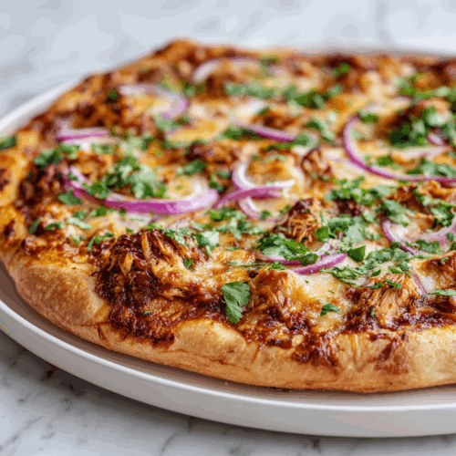 Delicious BBQ Chicken Pizza Recipe in 25 Mins!