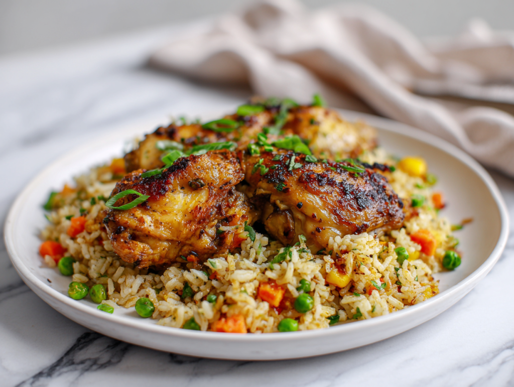 Easy Caribbean Chicken and Rice Recipe!
