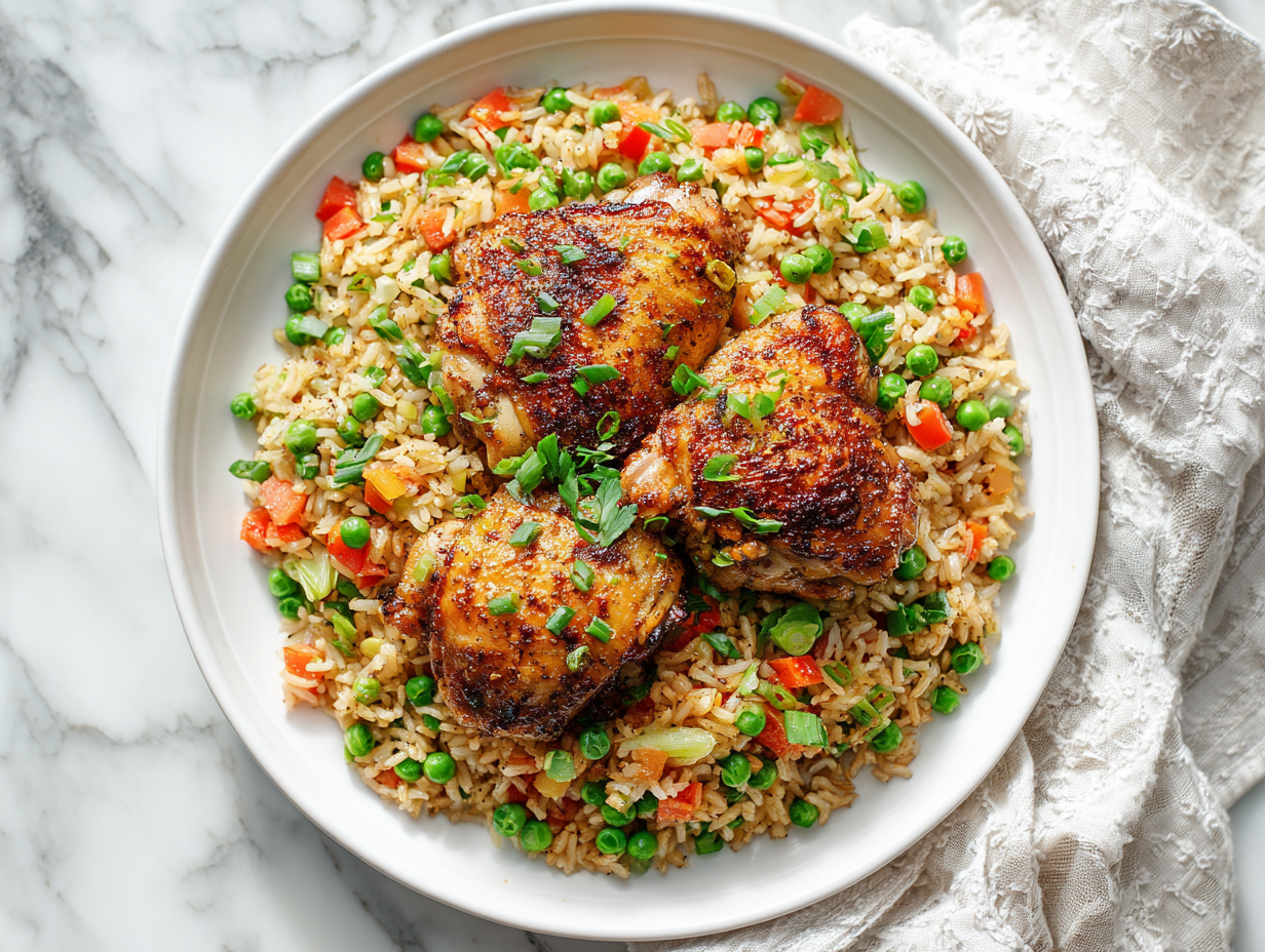 Easy Caribbean Chicken and Rice Recipe!