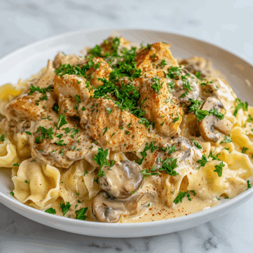 Easy Chicken Stroganoff Recipe in 30 Mins!