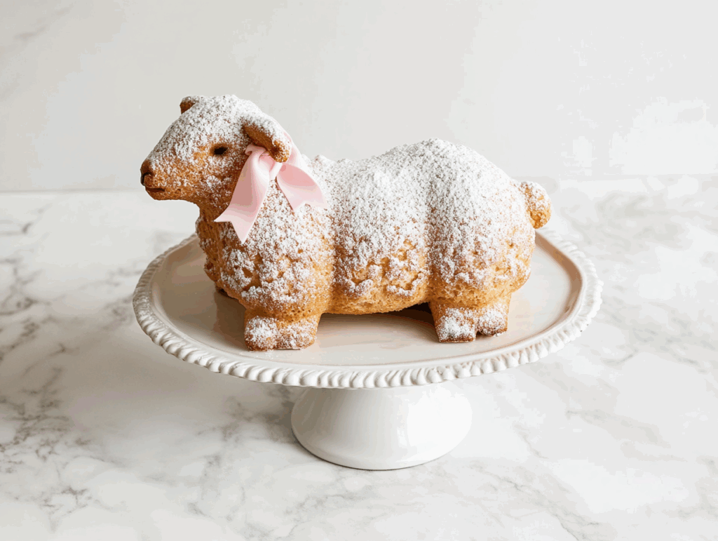 Easy Lamb Cake Mold Recipe!